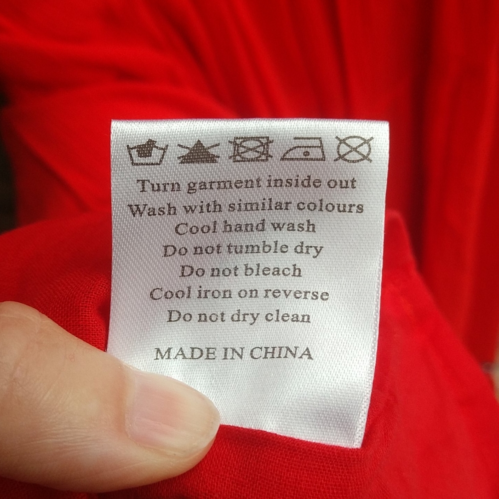 Modcloth Red Embroidered Dress - Picture 10 of 10